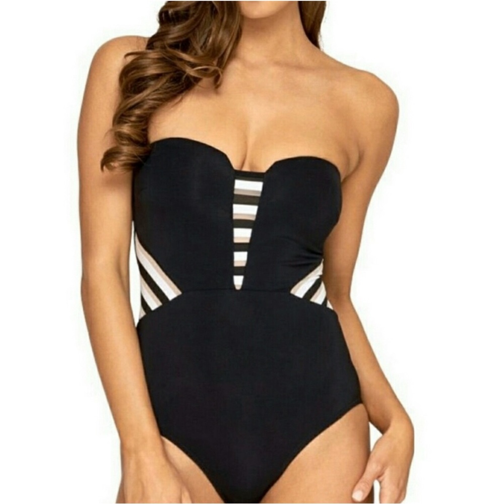 JETS AUSTRALIA by Jessica Allen One Piece Strapless Swimsuit